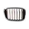 Grille calandre droite x-line noir-chrome cadre  chrome