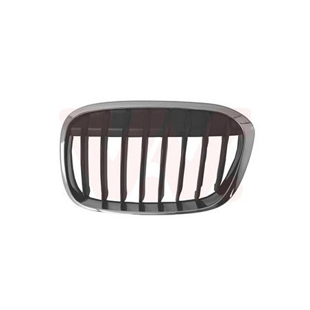 Grille calandre gauche -19 sport noir cadre  chrome