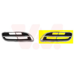 Grille calandre gauche