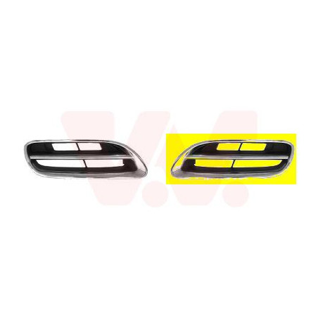 Grille calandre gauche