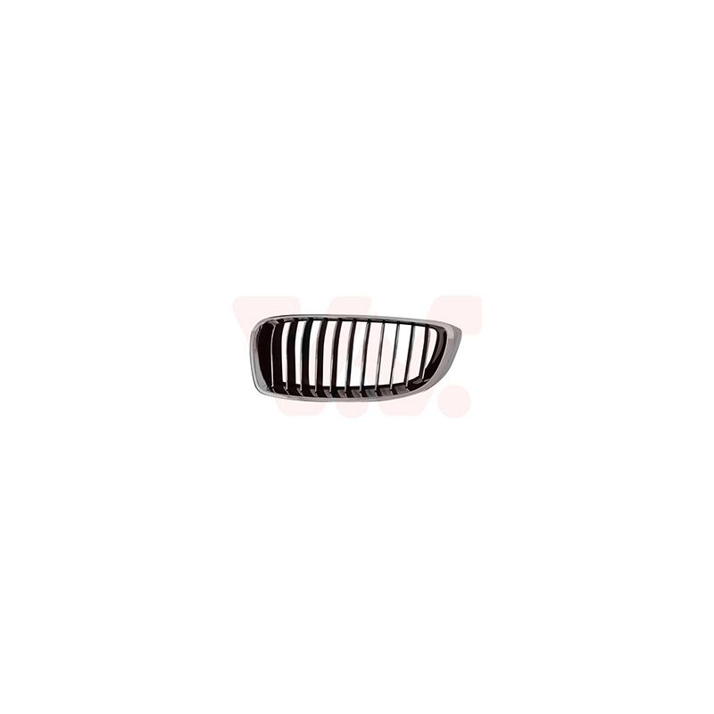 Grille calandre gauche luxury noir-chrome cadre  chrome