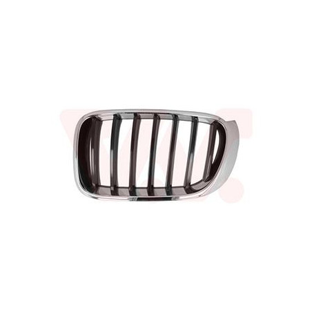 Grille calandre gauche m-pack noir cadre  chrome