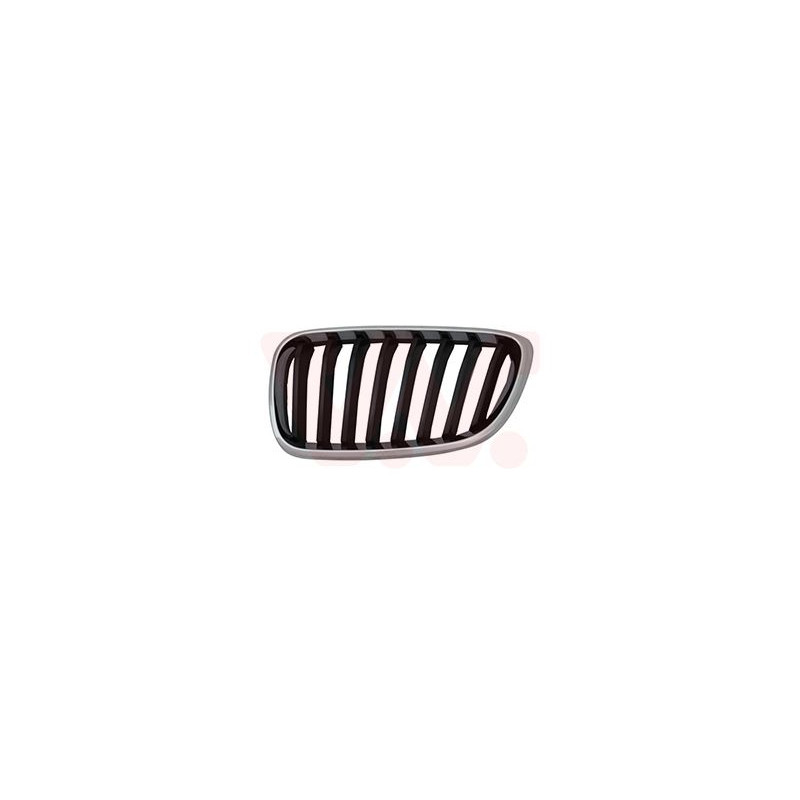 Grille calandre gauche sport noir cadre  chrome