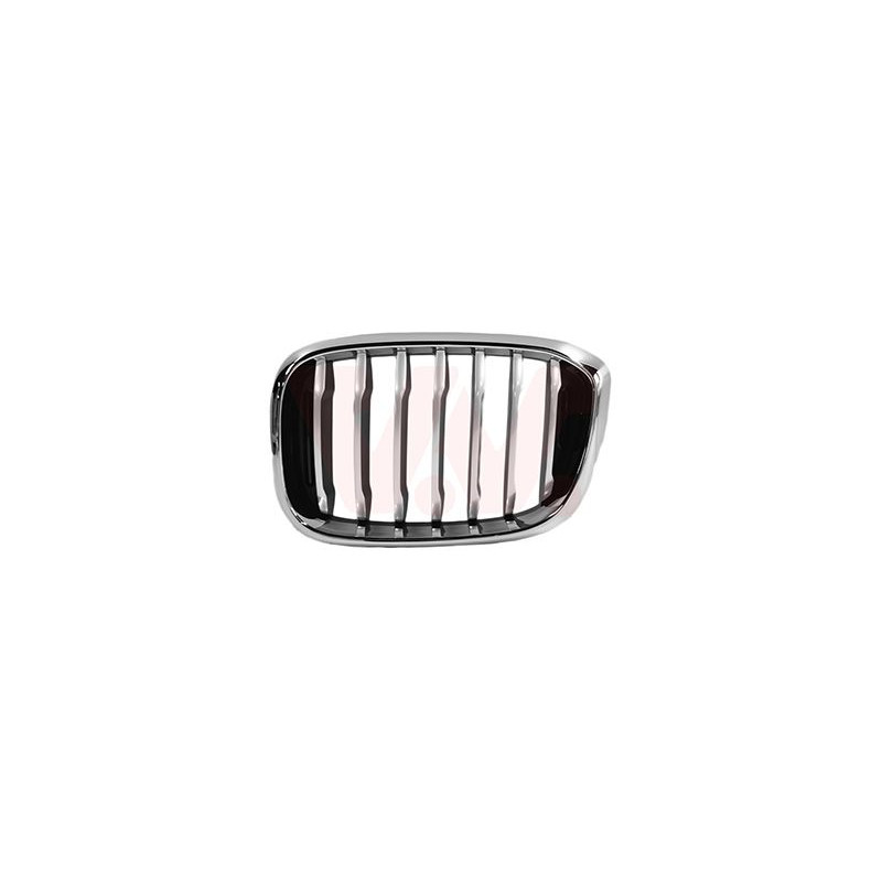Grille calandre gauche x-line noir-chrome cadre  chrome