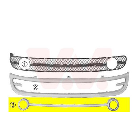 Grille de pare-choc avant