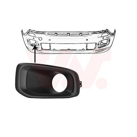 Grille prise d'air inférieure droite -18  a.b. pas trailhawk