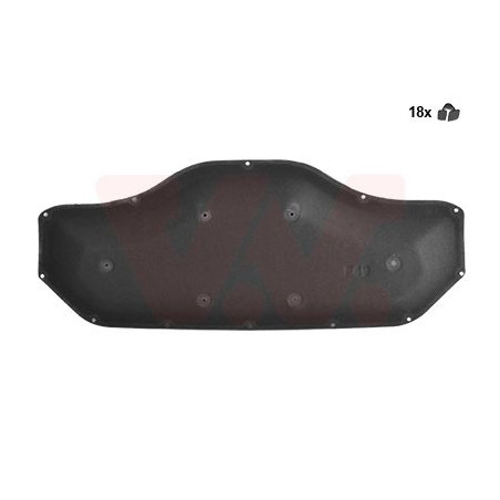 Insonorisant de capot avant