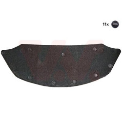 Insonorisant de capot avant