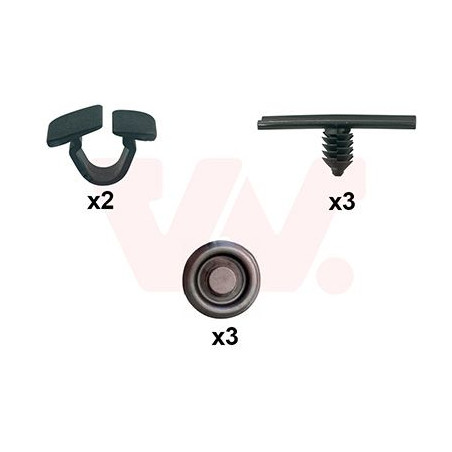 Kit montage capot avant