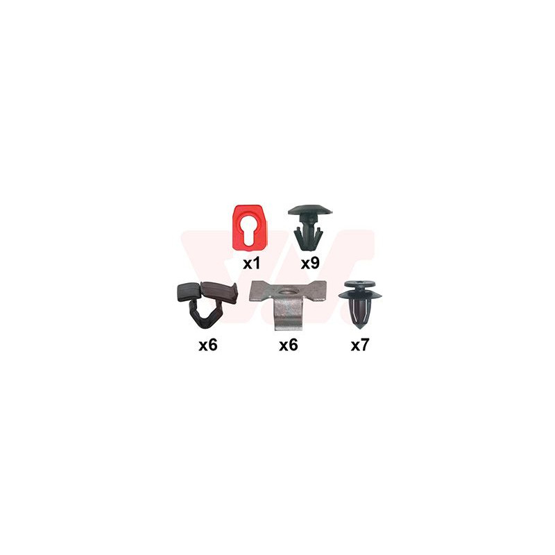 Kit montage capot avant