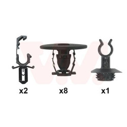 Kit montage capot avant