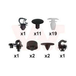 Kit montage capot avant