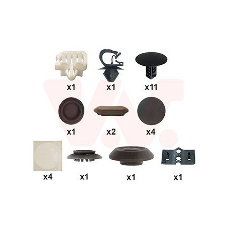 Kit montage capot avant