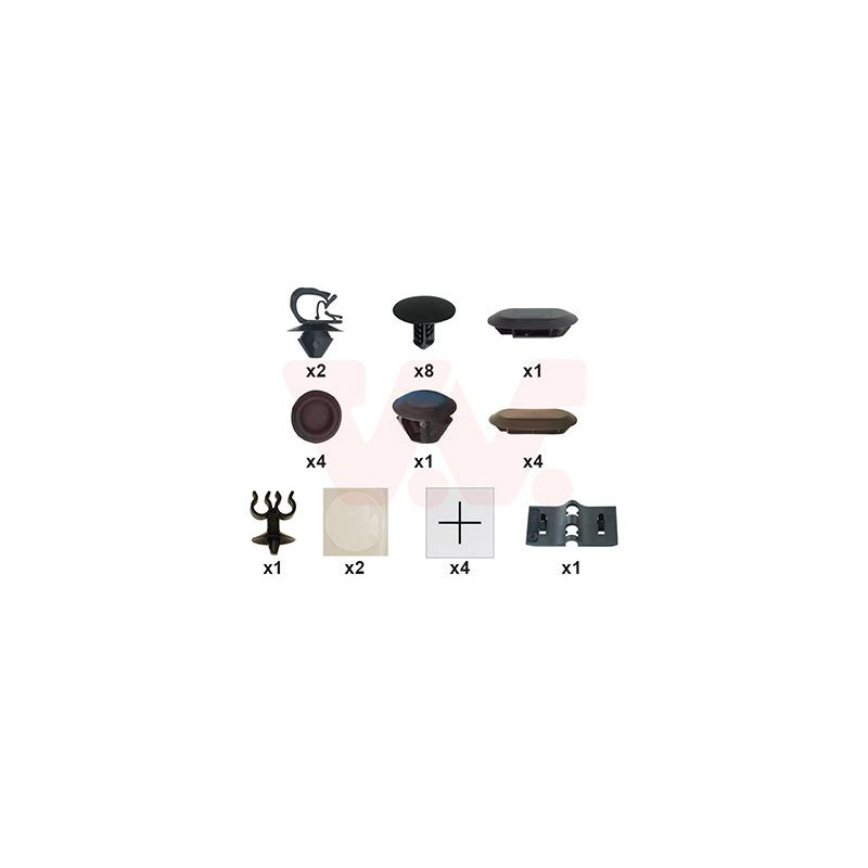 Kit montage capot avant