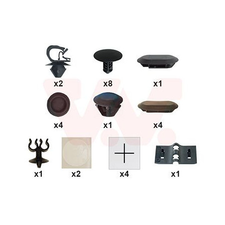 Kit montage capot avant