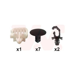 Kit montage capot avant