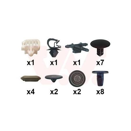 Kit montage capot avant