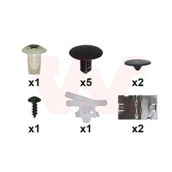 Kit montage capot avant