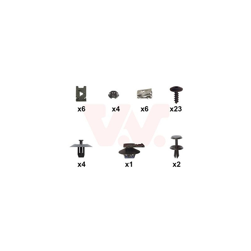 Kit montage pare-choc avant