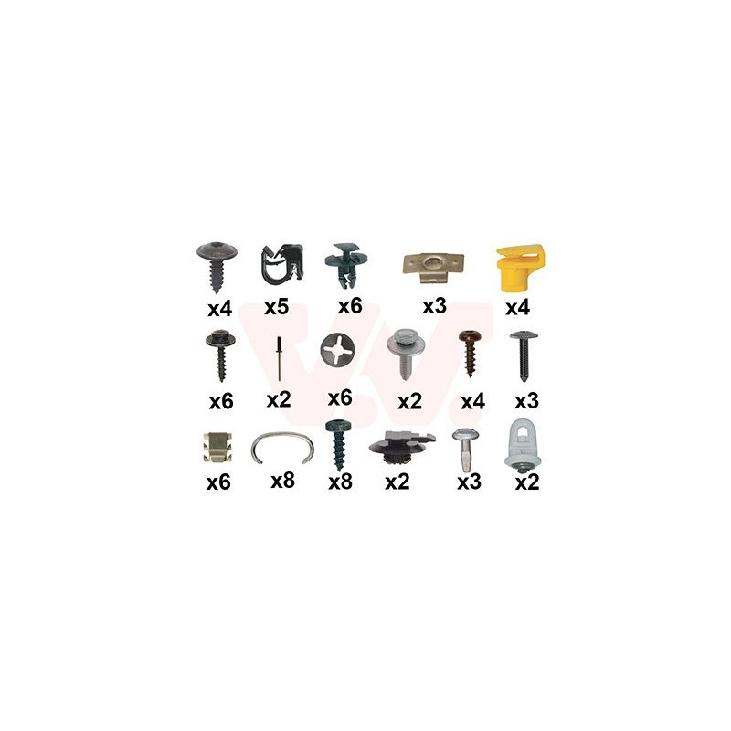 Kit montage pare-choc avant