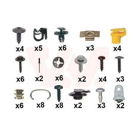 Kit montage pare-choc avant