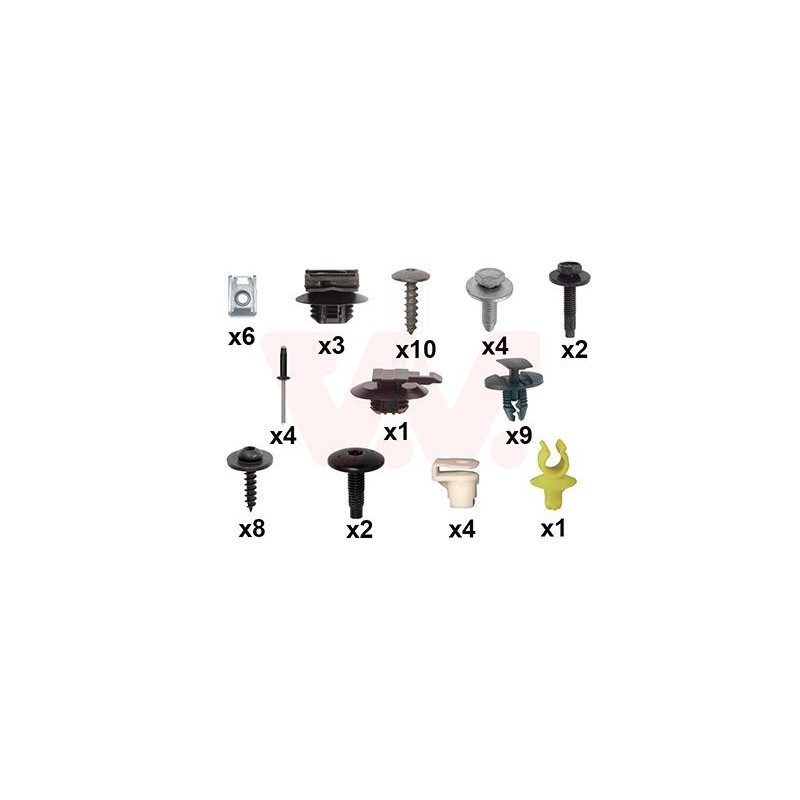 Kit montage pare-choc avant