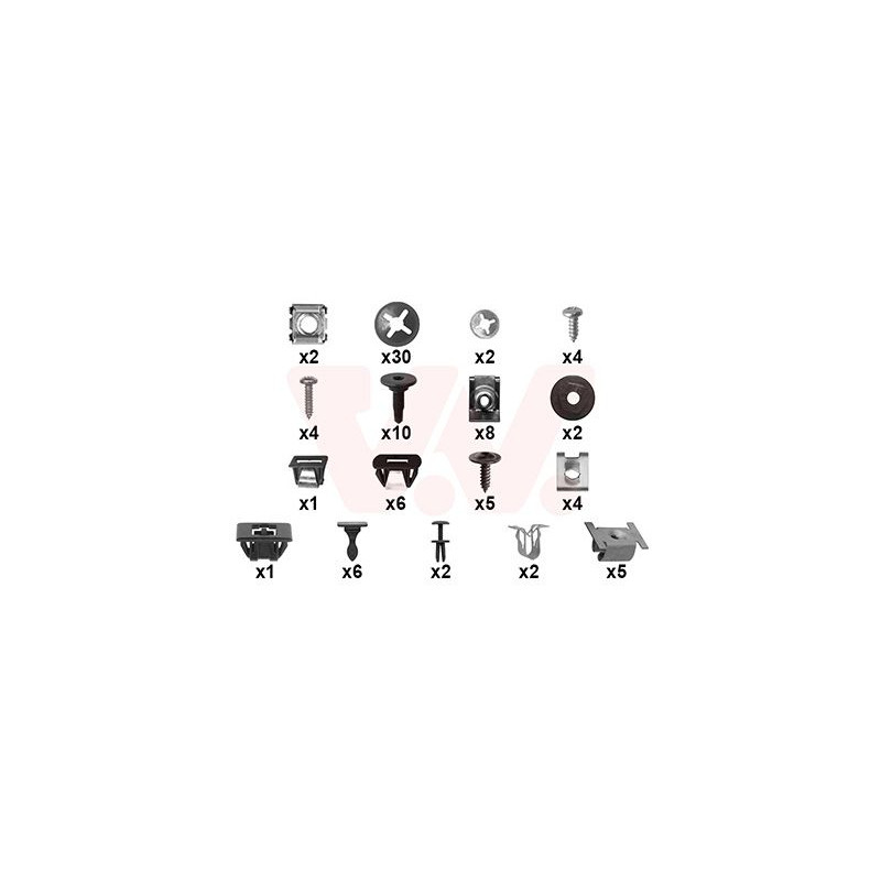 Kit montage pare-choc avant