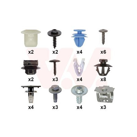 Kit montage pare-choc avant