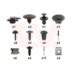 Kit montage pare-choc avant