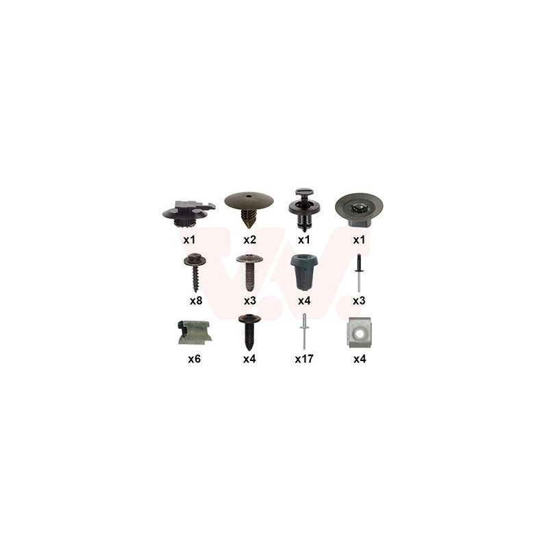 Kit montage pare-choc avant