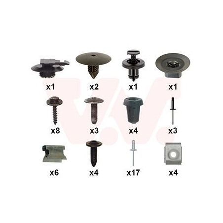 Kit montage pare-choc avant