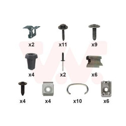 Kit montage pare-choc avant