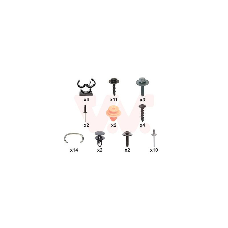 Kit montage pare-choc avant