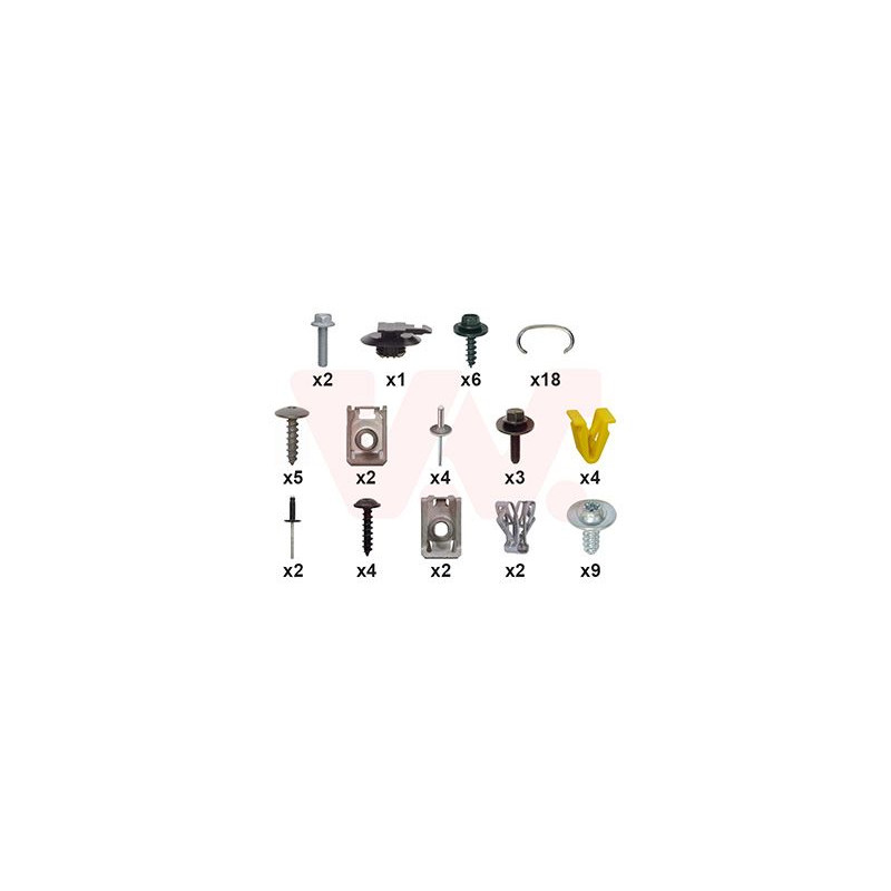 Kit montage pare-choc avant