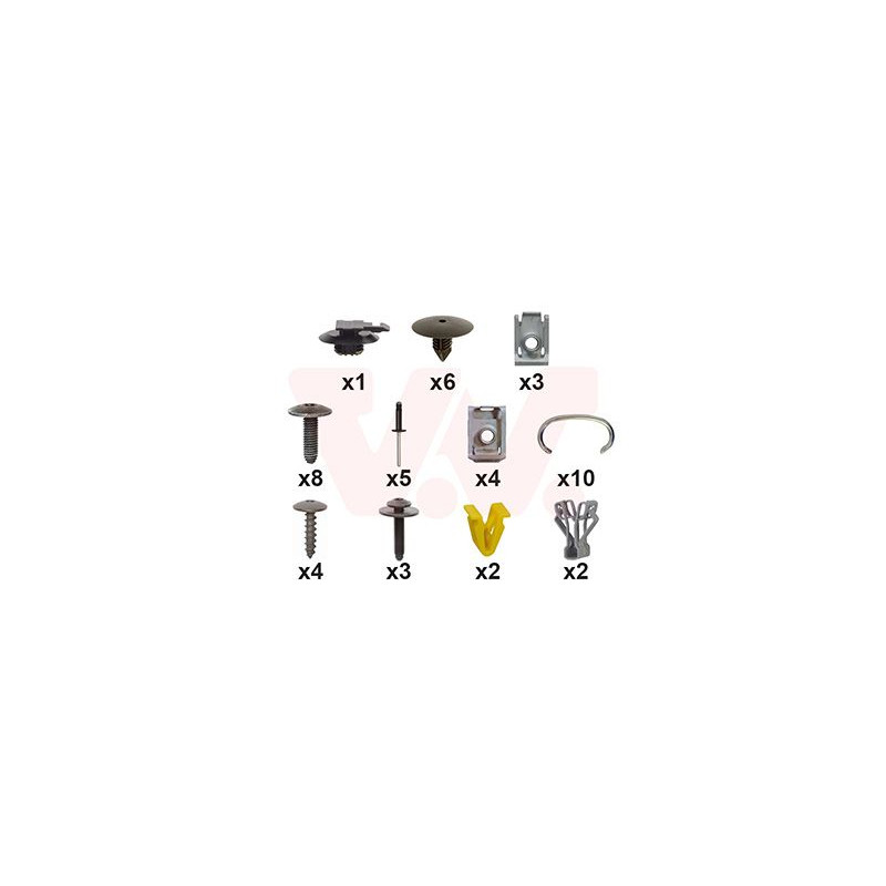 Kit montage pare-choc avant