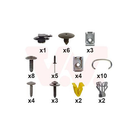 Kit montage pare-choc avant