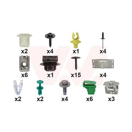 Kit montage pare-choc avant