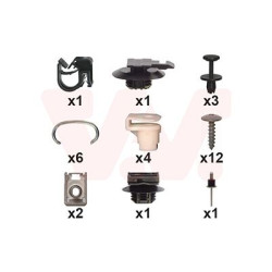 Kit montage pare-choc avant