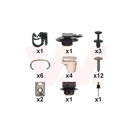 Kit montage pare-choc avant