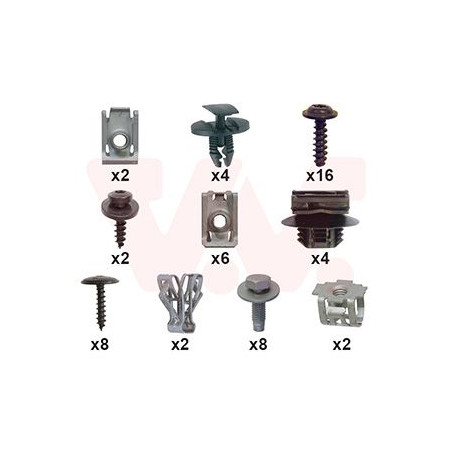 Kit montage pare-choc avant