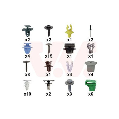 Kit montage pare-choc avant