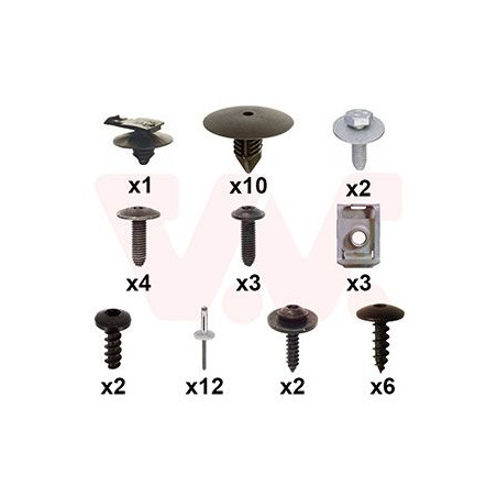 Kit montage pare-choc avant