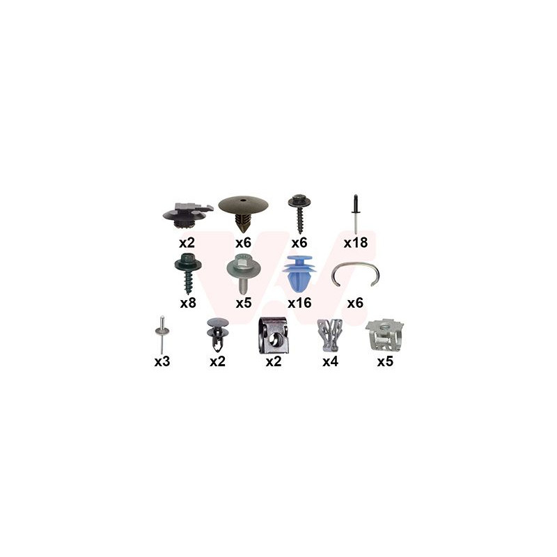 Kit montage pare-choc avant