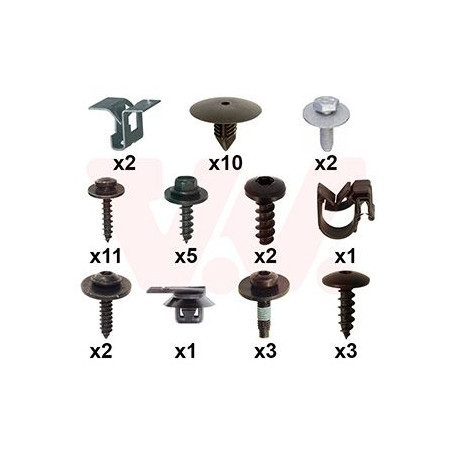 Kit montage pare-choc avant