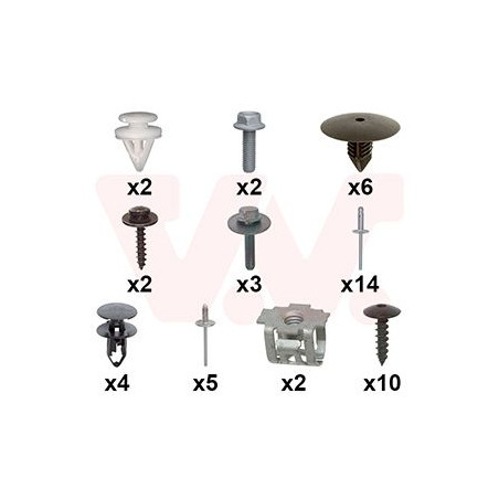 Kit montage pare-choc avant