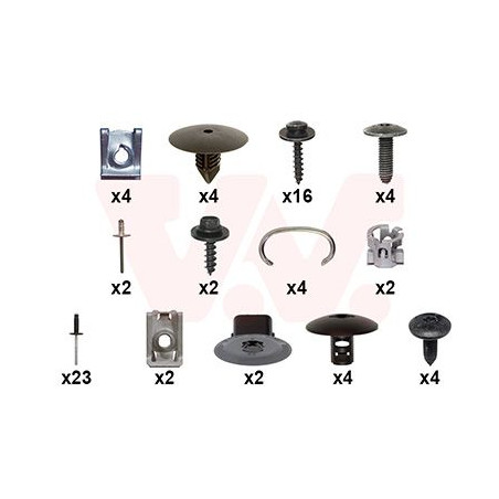 Kit montage pare-choc avant