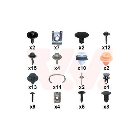 Kit montage pare-choc avant