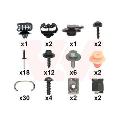 Kit montage pare-choc avant -19