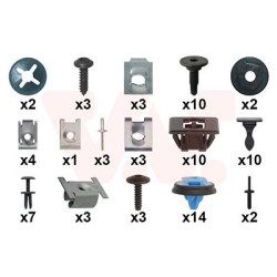 Kit montage pare-choc avant -23