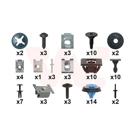 Kit montage pare-choc avant -23